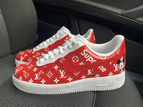 air force one supreme louis vuitton|louis vuitton af1 red.